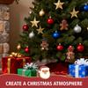 CAKEEYUM Christmas Craft Kits Gingerbread Man Air Dry Clay Kit DIY Christmas Modeling Clay for Kids Age 3+ Birthday School Winter Party Fun Craft Kits, DIY Ornament Kit, Gingerbread Man, Air Dry C view 2