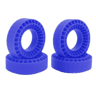Drfeify Pressure RC Crawler Tire Inserts, Made from Premium Silicone, Enhance Driving Experience, for 1/10 RC Crawler Car (Blue)