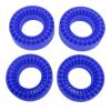 Drfeify Pressure RC Crawler Tire Inserts, Made from Premium Silicone, Enhance Driving Experience, for 1/10 RC Crawler Car (Blue) view 4