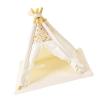 Miniature Camping Tent with Rural Flower Pattern 1/12 Doll House Decoration Scene Setting Props Accessories House Furniture view 1