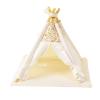 Miniature Camping Tent with Rural Flower Pattern 1/12 Doll House Decoration Scene Setting Props Accessories House Furniture view 3
