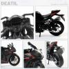 Risopen Compatible for Suzuki GSX-1000R Black Model 1:18 Motorcycle Bike Toy Motocross Model Black Motorcycle Toy Supercross Collection Gift for Men view 3