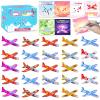 QZHPTBU 48 pcs Valentines Day Cards for Kids School with Foam Airplane Gliders Toys Boys Girls School Classroom Exchange Gifts Party Favors Bulk Treats Prizes Goodie Bag Stuffers view 1