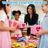 QZHPTBU 48 pcs Valentines Day Cards for Kids School with Foam Airplane Gliders Toys Boys Girls School Classroom Exchange Gifts Party Favors Bulk Treats Prizes Goodie Bag Stuffers view 4