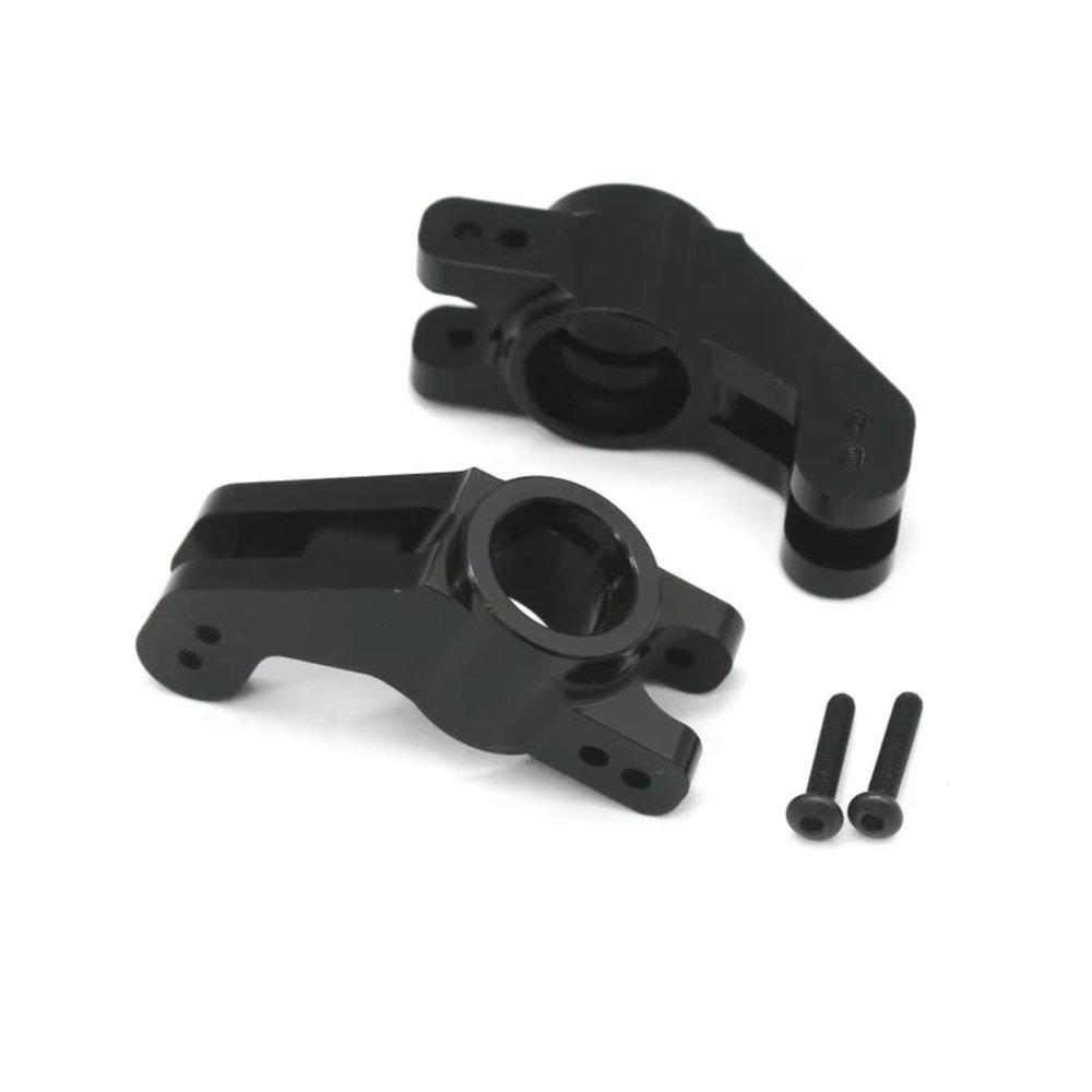 Rc Accessories For VKAR BISON 1/10 RC 4WD Remote Control Car Metal Upgrade Accessory Rear Wheel For Seat ET1005(Black)
