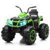 24V Kids ATV 4 Wheeler, Ride on Toys for Big Kids w/ 2 Speed, Led Light, Spring Suspension, Bluetooth, Music, 24 Volt Ride on Electric Quad for Boy & Girl Ages 3+ Green view 1