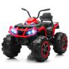 24V Kids ATV 4 Wheeler, Ride on Toys for Big Kids w/ 2 Speed, Led Light, Spring Suspension, Bluetooth, Music, 24 Volt Ride on Electric Quad for Boy & Girl Ages 3+ Red view 1