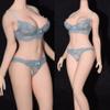 1/6 Scale Female Clothes, Handmade Costume Lace Underwear Suit Briefs Clothing Set Model for 12inches TBLeague/PH /JO Seamless Figure Body (Blue) view 1
