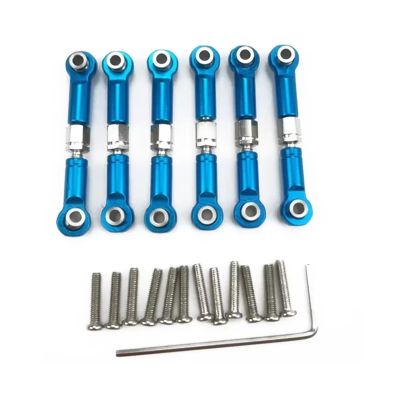 for Wltoys A949 A959 A969 A979 K929 6Pcs Metal Linkages Pull Rod Servo Link A959-03 Rc Car Parts Accessories Upgrades Replacements Repairs Use RC Car DIY Parts