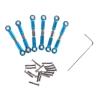 for Wltoys A949 A959 A969 A979 K929 6Pcs Metal Linkages Pull Rod Servo Link A959-03 Rc Car Parts Accessories Upgrades Replacements Repairs Use RC Car DIY Parts view 3