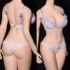 1/6 Scale Female Clothes, Handmade Costume Lace Underwear Suit Briefs Clothing Set Model for 12inches TBLeague/PH /JO Seamless Figure Body (Purple) view 2