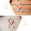 TOYANDONA 20PCS Mini Christmas Scarves for Crafts - Tiny Knitted Scarf for Snowman Bear Dolls - Miniature Wine Bottle Decor Small Pets Costume Accessory 22cm view 4