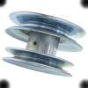 756-3115 Double Pulley Compatible with/Replacement for CUB Cadet 756-3115 5.065/4.659 GT 44 54 2554 2550 2544 2523 2518 view 1