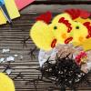 Hemoton 100pcs Black Plastic Crow Feet Accessories DIY Stuffed Animal Enhancements Plastic Chick Toy Parts Halloween Crow Props for Crafting view 4