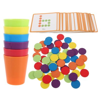 BESPORTBLE 1 Set Stackable Toys for Toddlers - Kids Stacking Cup Colour Sorting Cups Baby Activity Toys - Learning Prop Stacker Plaything for Preschool
