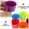 BESPORTBLE 1 Set Stackable Toys for Toddlers - Kids Stacking Cup Colour Sorting Cups Baby Activity Toys - Learning Prop Stacker Plaything for Preschool view 3