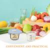 CIMAXIC 2pcs Breast Milk Storage Jars 6oz 180ml Reusable Glass Baby Food Container With Scale & Silicone Lid For Breastmilk Airtight Stackable Freezer Bin view 3