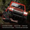 Authticar RC Crawler, 1:12 Scale New Upgrade MN82-T RC Truck Crane, 4WD LC79 Off Road Remote Control Pickup with Lights All Terrain Wrecker Vehicle for Teens Adults (Red) view 4