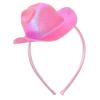 BESPORTBLE Halloween Cowboy Hat Headband: Glitter Mini Cowgirl Hat Headband - Cowboy Head Boppers - Western Costume Headwear for Masquerade Christmas Party view 1