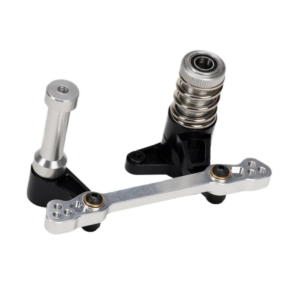 Aluminum Steering Component Servo Protection Assembly for RC Car 1/8 XL X 4.6 5.9 21 25 SS 4.1 3.5(Black)
