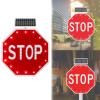 QIUFANGM Street Slow Warning Reflective Sign, 24 Inch Rustproof Aluminum Stop, Traffic Safety Signal, 3M Film, IP65 Waterproof view 1