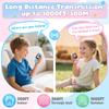 Video Walkie Talkies for Kids, Facetime Walkie Talkies Toys for Age 3-12 Boys Girls, HD Camera & Voice Changer 1000FT Long Range Recharge Kids Valentines Easter Gifts Indoor Outdoor Camp (Blue+Pink) view 2