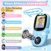 Video Walkie Talkies for Kids, Facetime Walkie Talkies Toys for Age 3-12 Boys Girls, HD Camera & Voice Changer 1000FT Long Range Recharge Kids Valentines Easter Gifts Indoor Outdoor Camp (Blue+Pink) view 4