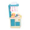 Fdit 44-Piece Childrens Kitchen Set Enriching Culinary Experiences. Role Play Toy, Material: Plastic (Blue) view 3