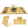 Building Baseplate Table with Storage, Large Activity Building Tray Board for Kids, Adults & Seniors, Multi-Functional Sensory Play Table for Organizing and Displaying Creative Projects view 1