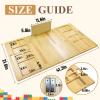 Building Baseplate Table with Storage, Large Activity Building Tray Board for Kids, Adults & Seniors, Multi-Functional Sensory Play Table for Organizing and Displaying Creative Projects view 3