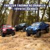 FMS 1/24 FCX24M Toyota Tacoma RC Crawler, Officially Licensed RC Truck 2 Speeds Switch with LED Lights, Off-Road RC Model for Adults (Blue) view 2