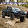 FMS 1/24 FCX24M Toyota Tacoma RC Crawler, Officially Licensed RC Truck 2 Speeds Switch with LED Lights, Off-Road RC Model for Adults (Blue) view 3
