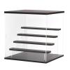 12.6x11.81x12.6 Clear Acrylic Display Case for Collectibles with LED Light view 1
