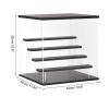 12.6x11.81x12.6 Clear Acrylic Display Case for Collectibles with LED Light view 4
