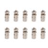 10pcs Stainless Steel Servo Connector Set for 1.0-1.3mm Push Rods, Adjustable Linkage Stopper with Compact Design for RC Plane Helicopter Drone Rudder Control view 1