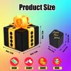 SZOZNIYC Christmas Stocking Stuffer The Annoying PresentAnnoying Gift Box with 3D Printed Screws & Finger Surprise Box Perfect for Birthdays,Office & Halloween,White Elephant Gifts for Men (Black) view 2