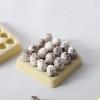 1/12 Dollhouse Accessories Mini Resin Eggs Sets,which Including Quail Eggs with Tray and Bamboo Basket for 1/6 Dollhouse Kitchen and Deoration view 2