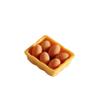 1/12 Dollhouse Accessories Mini Resin Eggs Sets,which Including Quail Eggs with Tray and Bamboo Basket for 1/6 Dollhouse Kitchen and Deoration view 4