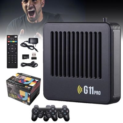 All8bit G11 Pro 100,000 Games, Plug and Play Video HDMI Game Stick, 2026 New G11 Pro Game Box 100000 Games,G11 Pro Game Box [4k + 256gb] with 2.4g Wireless Dual Controllers(128G)