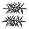 10pcs 504060 5x4x6 6-Blade Single Color CW CCW 5 inch Propellers Blade For FPV Drones (5 Pair) view 1