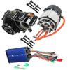 72V 1500W Brushless Differential Motor with Gearbox Transmission and Speed Controller 4900RPM DC Electric Motor Kit for Axle Go Kart ATV Golf Cart Buggy Quad Trike Electric Vehicle Conversion view 1