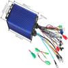 72V 1500W Brushless Differential Motor with Gearbox Transmission and Speed Controller 4900RPM DC Electric Motor Kit for Axle Go Kart ATV Golf Cart Buggy Quad Trike Electric Vehicle Conversion view 3