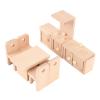 Aqur2020 Miniature Wooden Kitchen Furniture Set, Beech Wood, Safe Material, for Boys and Girls, Family Interaction Playtime view 1