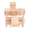 Aqur2020 Miniature Wooden Kitchen Furniture Set, Beech Wood, Safe Material, for Boys and Girls, Family Interaction Playtime view 4