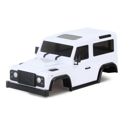 1/16 & 1/24 Scale RC Rock Crawler Hard Body Shell 144mm Wheelbase with Connecting Rods for 1/24 Axial for SCX24 JLU,1/16 XIAOMI Jimny SC01 (White)