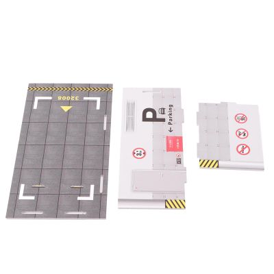 Fdit Simulation Parking Model with Excellent Design and High Realism, Easy to Assemble, for Display or Collection (Parking Lot Model)