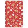 Pfrewn Christmas Fitted Crib Sheet Gingerbread Man Snow Christmas Cookie Mattress Sheet for Standard Baby Playard Sheet, Soft Toddler Mattress Sheet, 52x28x9IN Sheet for Boys Girls view 1