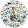 100-Piece Miniature World in a Bottle Sticker Set Drift Bottle Minimalist DIY Journal Decorations Waterproof Stickers view 4