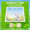 Easter Party Games Tic Tac Toe Giant Bean Bag Toss Game 3 Ft Felt Board with 10pcs Bean Bags Outdoor Camping Backyard Lawn Games Gift for Backyard Fun Party Giant Games view 2