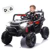Okybaby 24V Ride on Car, 400W Electric UTV High Chassis SUV Kids Car with Extra Trunk, Electric Cars for Toddlers & Big Kids w/Parent Remote, 4-Wheel Suspension, Music & Bluetooth, Black view 1